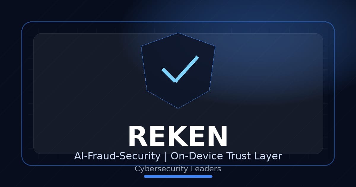 Reken startet aus dem Stealth-Modus: Warum AI-Fraud-Security zur neuen Cybersecurity-Investmentfrage wird