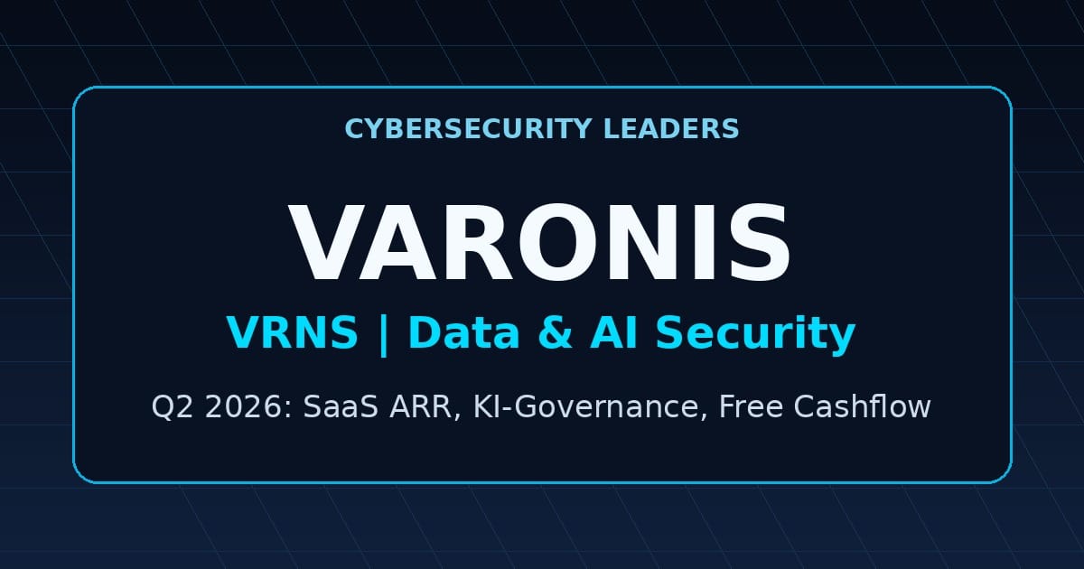 Varonis Q2: Warum Daten- und KI-Sicherheit jetzt zum SaaS-ARR-Test wird