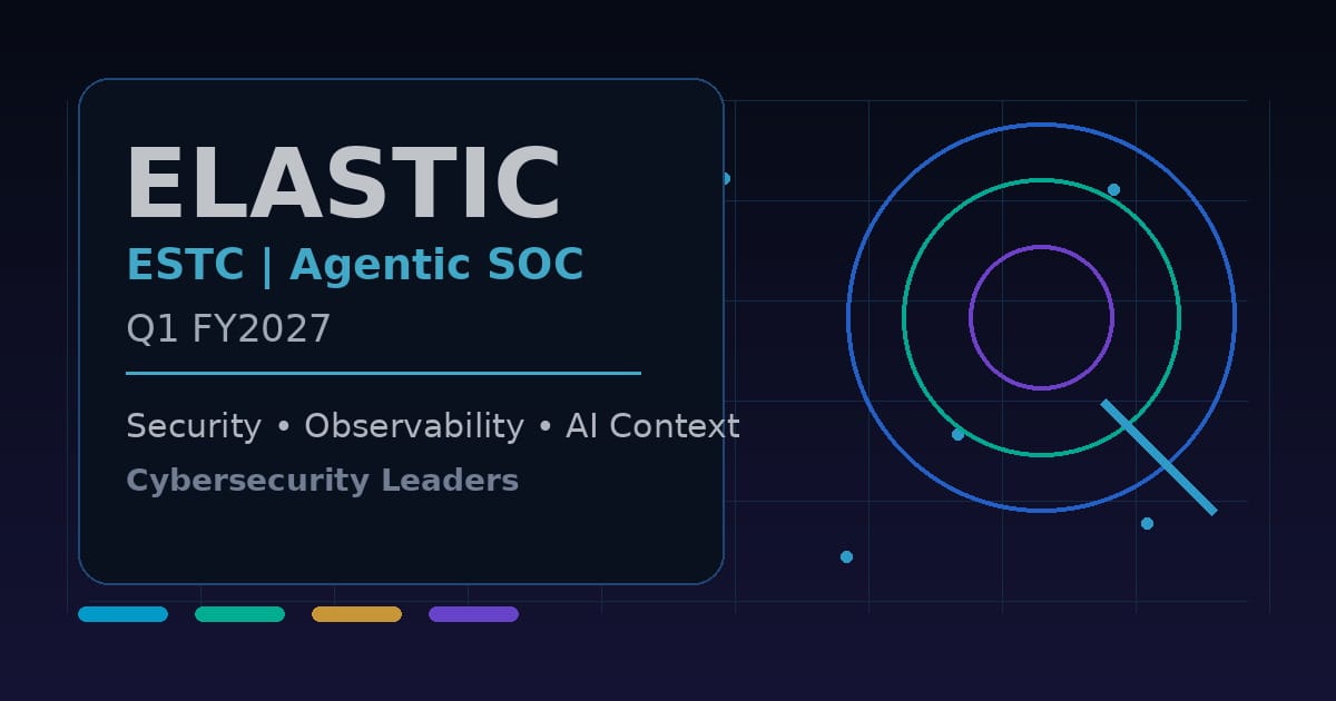 Elastic Q1: Warum Agentic SOC und Cashflow jetzt den Security-Investmentcase testen