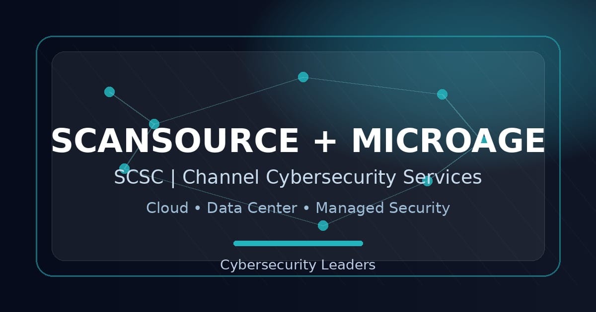 ScanSource kauft MicroAge: Warum Cybersecurity-Services jetzt zur Margenfrage werden