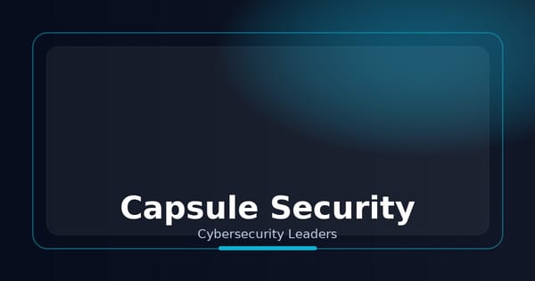 Der Wächter im Millisekunden-Fenster: Warum Capsule Securitys $7M-Stealth-Launch das nächste große Agentic-Security-Bet ist