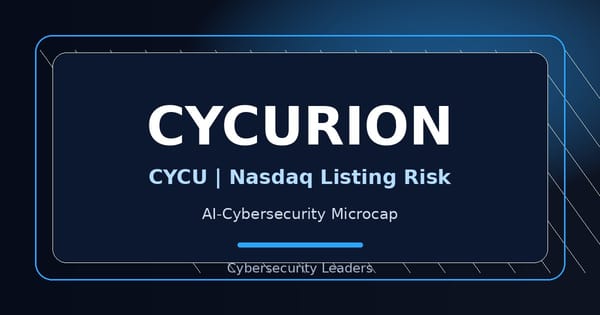Cycurion vor Nasdaq-Hearing: Warum Listing-Risiko bei Cybersecurity-Microcaps zur Bilanzfrage wird