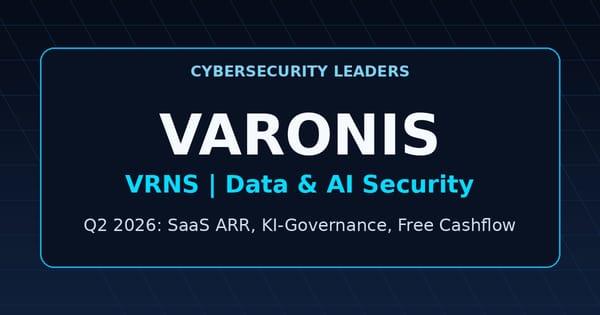 Varonis Q2: Warum Daten- und KI-Sicherheit jetzt zum SaaS-ARR-Test wird