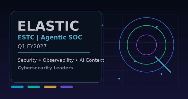 Elastic Q1: Warum Agentic SOC und Cashflow jetzt den Security-Investmentcase testen