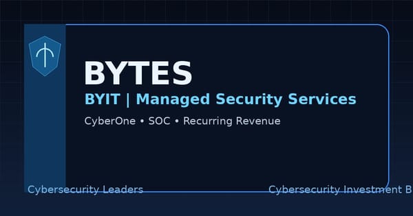Bytes kauft CyberOne: Warum Managed Security jetzt zum Margin-Test für IT-Reseller wird